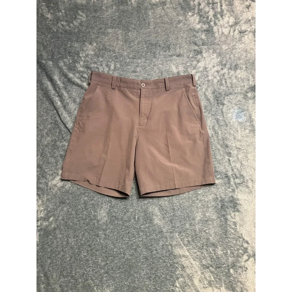 Nike Golf Dri-FIT Tour Performance Shorts Brown Size 32 Pre-owned